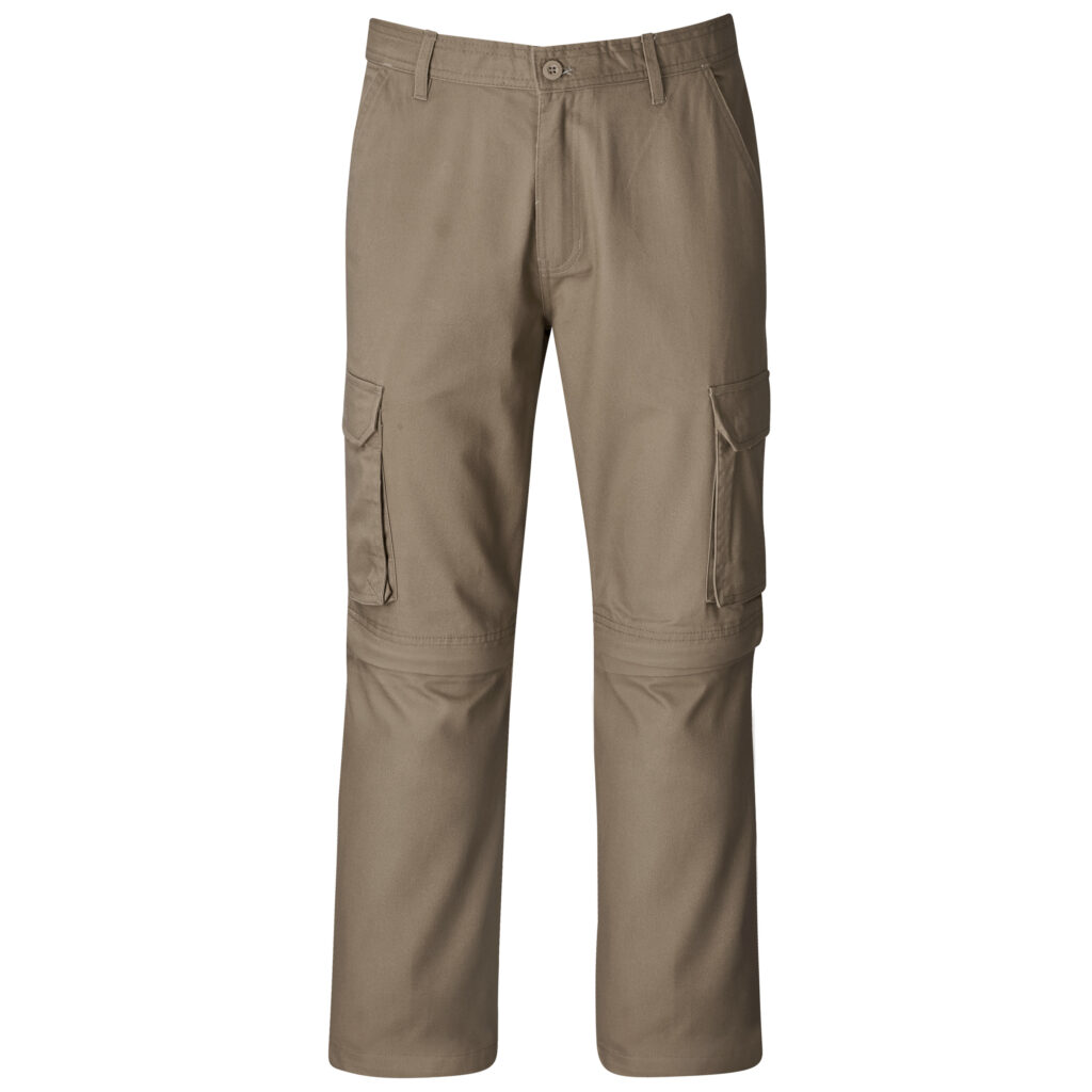 Mens Cargo Zip Off Pants