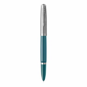 PARKER 51 FOUNTAIN PEN – TEAL CHROME TRIM