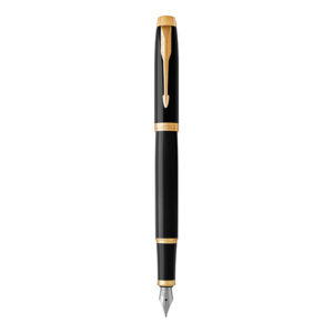PARKER IM FOUNTAIN PEN – LACQUER BLACK GOLD TRIM