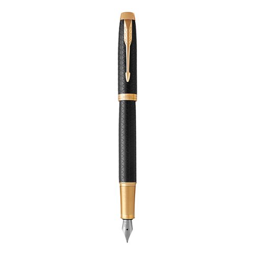 PARKER IM PREMIUM FOUNTAIN PEN – BLACK GOLD TRIM