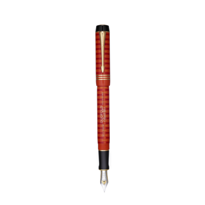 PARKER DUOFOLD 100 FOUNTAIN PEN – LE RED GOLD TRIM