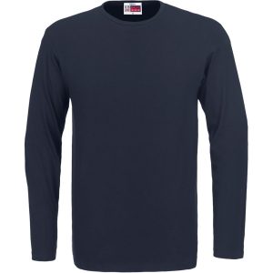 Mens Long Sleeve Portland T-Shirt Navy